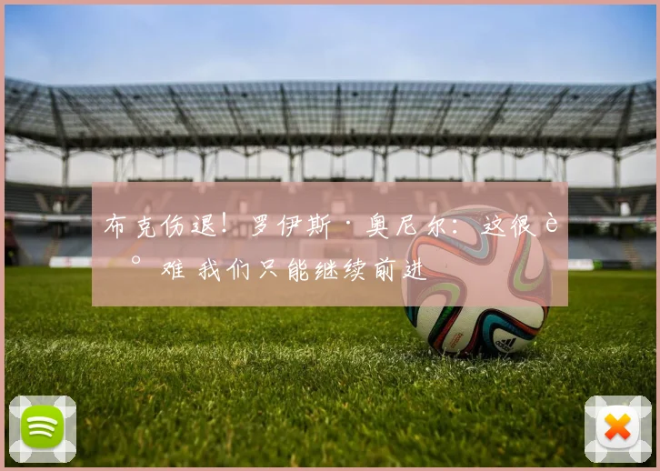 布克伤退！罗伊斯·奥尼尔：这很艰难 我们只能继续前进